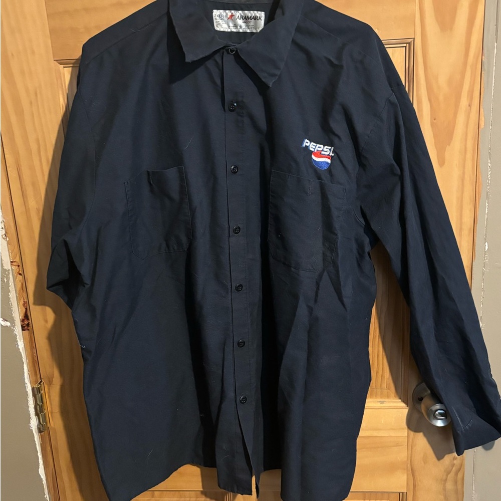 Pepsi Navy Blue Shirt with Logo